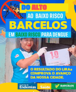 Imagem da notícia - Barcelos registra baixo risco para dengue, aponta resultado do LIRAa